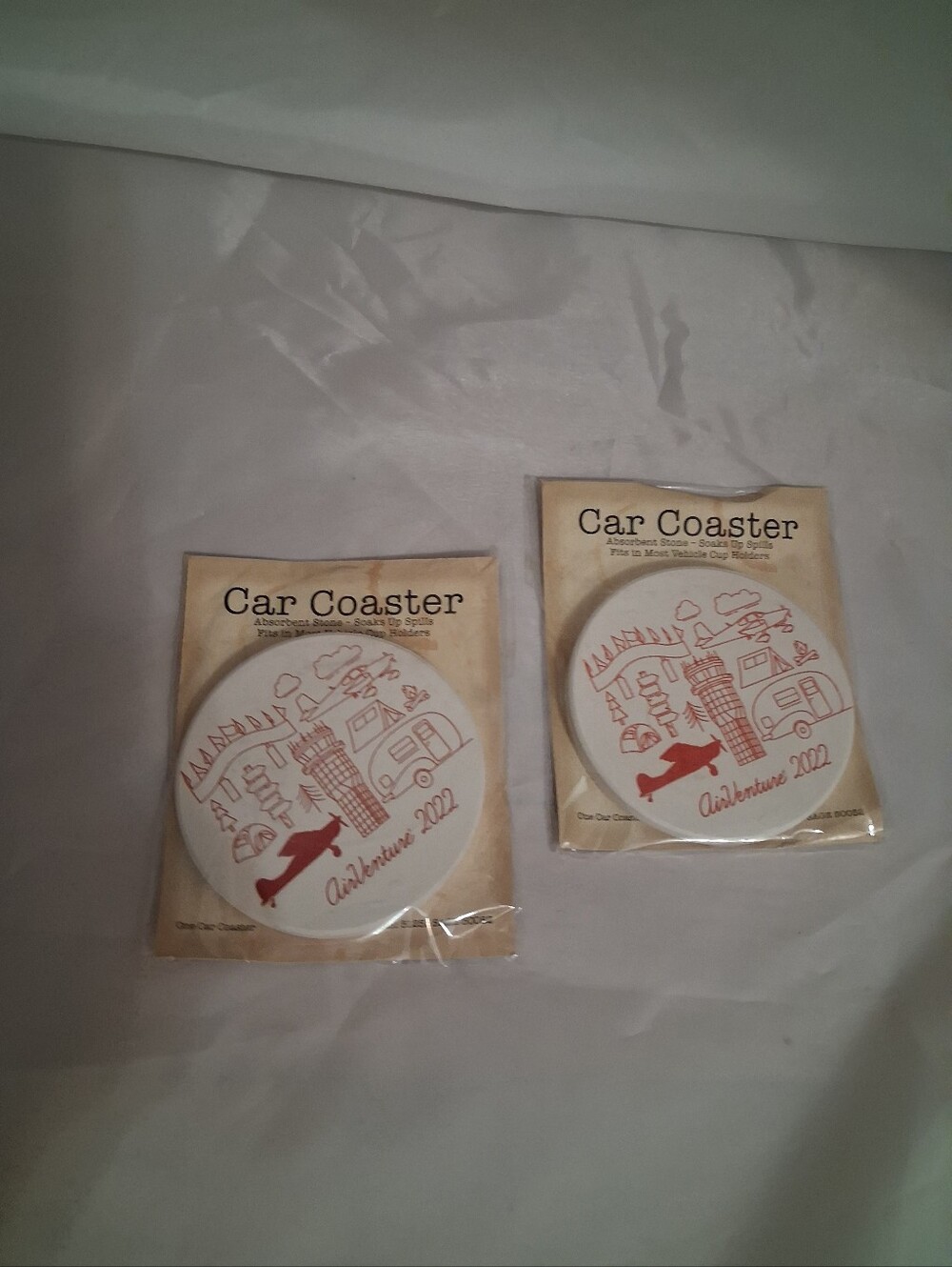 New Pair of AirVenture2022 Stone Coasters